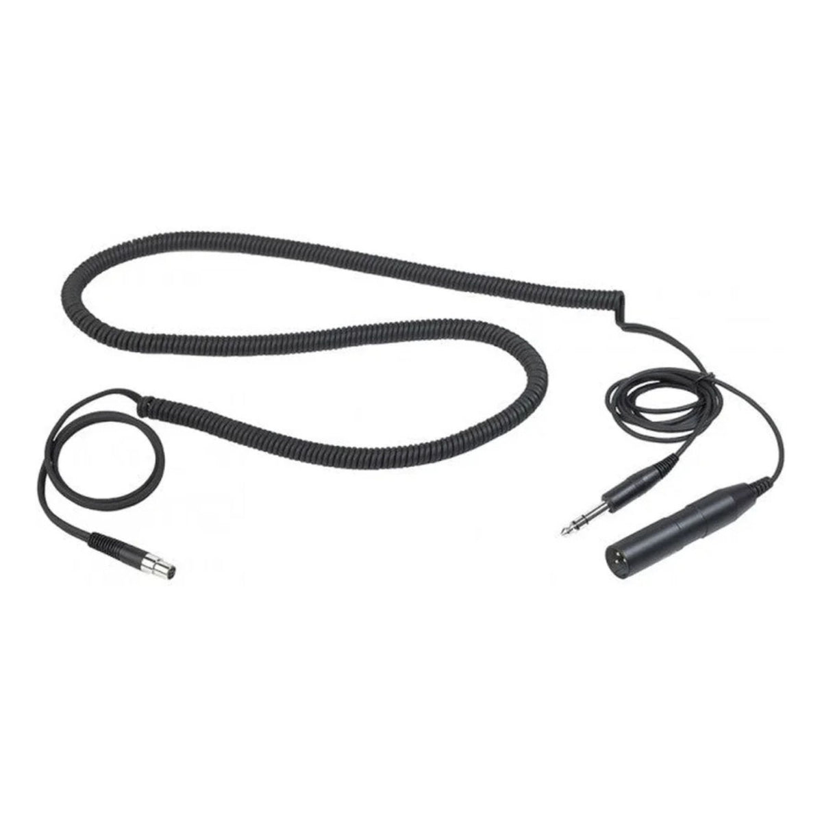 AKG PA cable with XLR and 6.5mm stereo jack for HSC171/271 headphones, designed for professional audio connections.