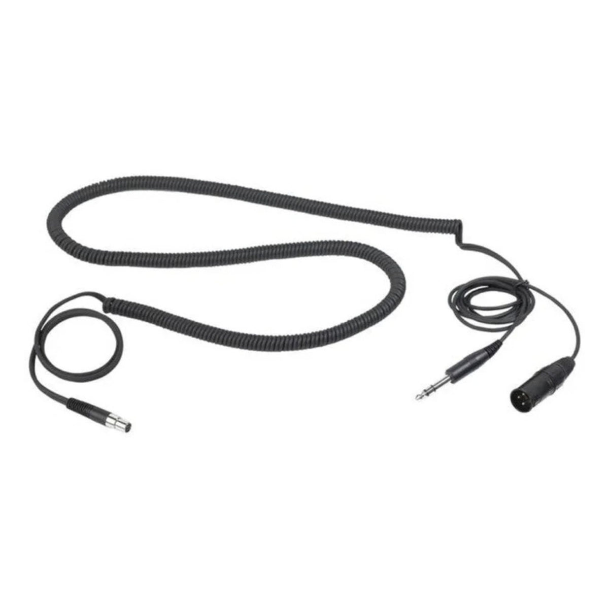 AKG cable with XLR and 6.5mm stereo jack for HSD171/271 headphones, used for professional audio connections.