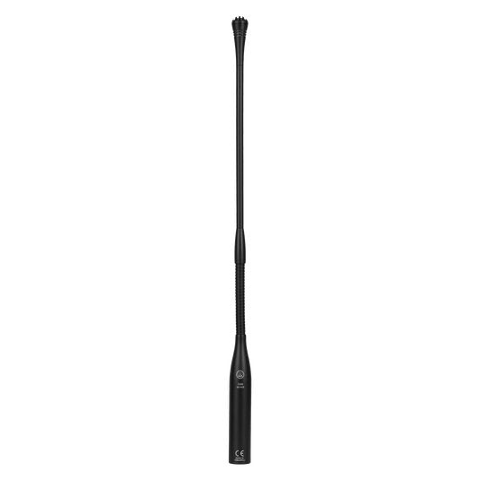 AKG CGN99H/S 30cm hyper cardioid gooseneck wired microphone with XLR connector for live sound applications.