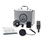 AKG C414 XLS multi-pattern condenser studio microphone with professional build and multiple pickup pattern options.