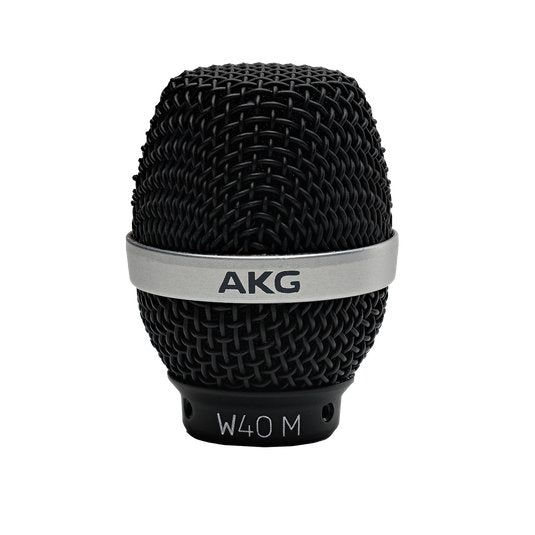 AKG wiremesh cap for CK41 and CK43 PA accessories, shown on a table with audio equipment.