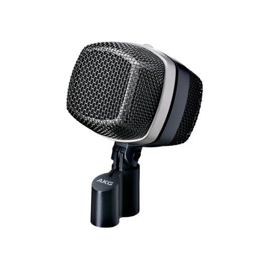 AKG D12 VR large-diaphragm dynamic instrument microphone with wired connection and professional audio design.