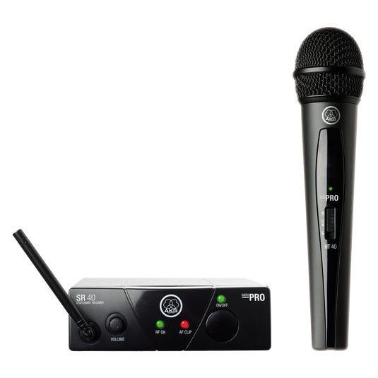 AKG WMS40 Mini Single Vocal Set Wireless Microphone (Band A)
