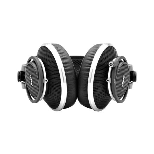 AKG K812 studio open-back reference headphones with large ear cups and adjustable headband, designed for professional audio monitoring.