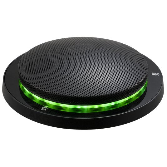 AKG CBL301 triple element boundary microphone wired live microphone with multiple capsules on a flat surface