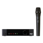 Wireless microphone system by AKG, DMS 100 Vocal Wireless System 2.4GHz with microphones and receiver for professional audio.