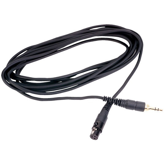 AKG K7XX replacement headphone cable, 3m straight mini-XLR to 3.5mm jack, accessory for AKG headphones.
