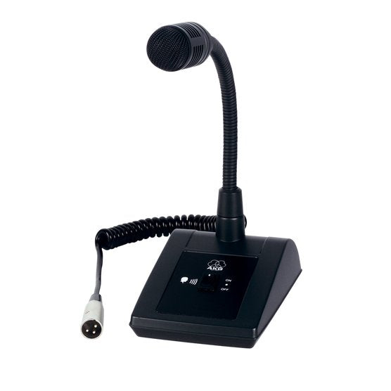 AKG DST99S dynamic cardioid gooseneck microphone with XLR connector, wired live microphone for professional audio use