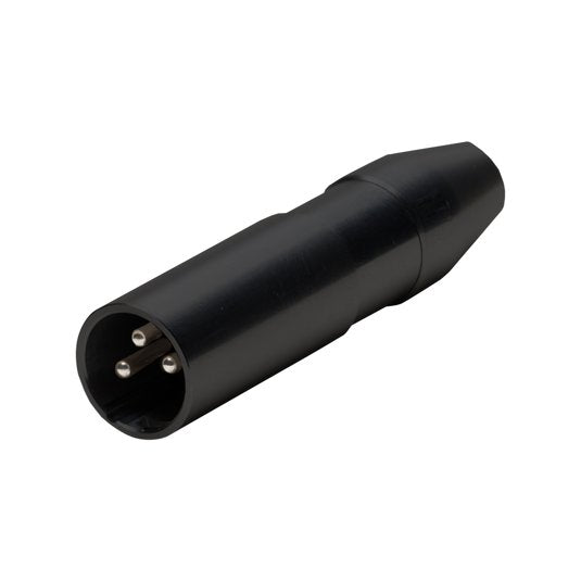 AKG MDPA phantom power adapter connected to audio equipment, showing compact design and connector ports for professional audio use.