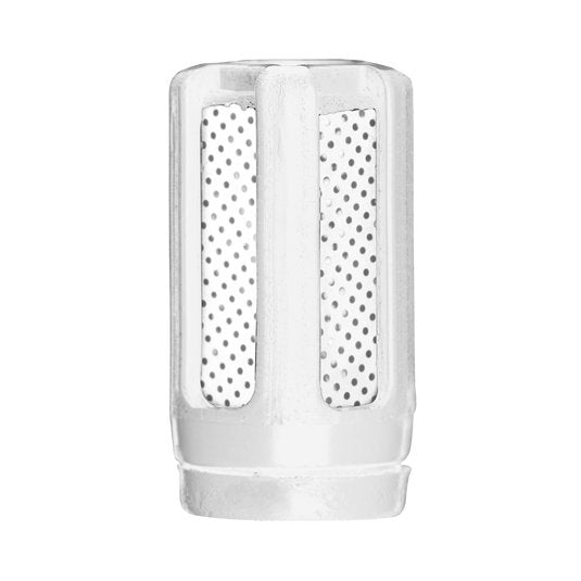 Set of five AKG WM81 white wiremesh PA accessories with durable mesh covers for professional audio equipment.