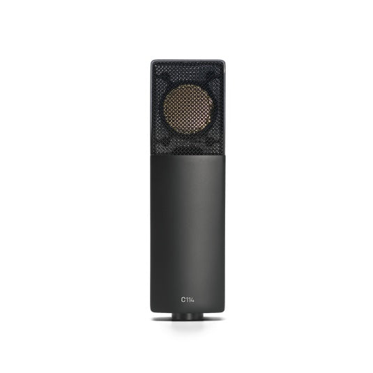 AKG C114 multi-pattern condenser studio microphone with adjustable polar patterns and professional-grade construction.