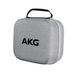 AKG hard shell headphone carry case for DJ headphones, durable protective case with zippers and handle.