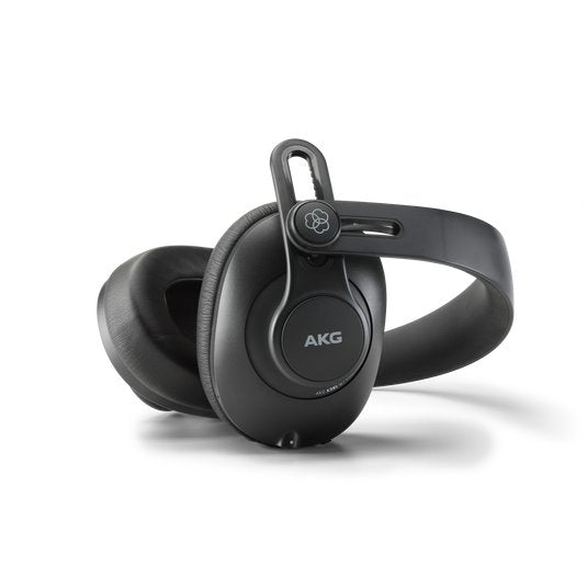 AKG K361BT Bluetooth over-ear closed-back foldable studio headphones with padded ear cups and adjustable headband.