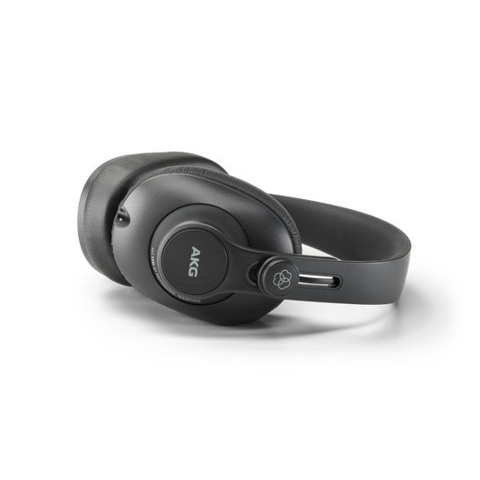 AKG K361BT over-ear Bluetooth studio headphones with foldable design and closed-back construction, black color.