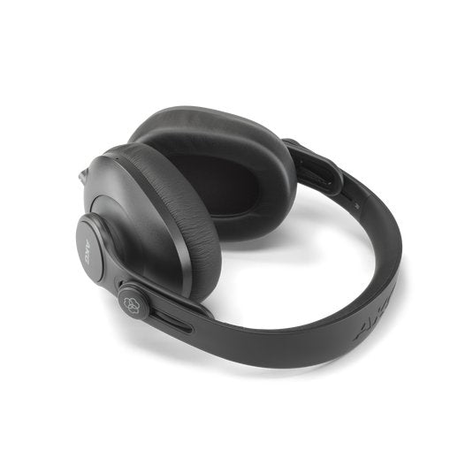 AKG K361BT Bluetooth over-ear closed-back foldable studio headphones showing ear cups and headband design.
