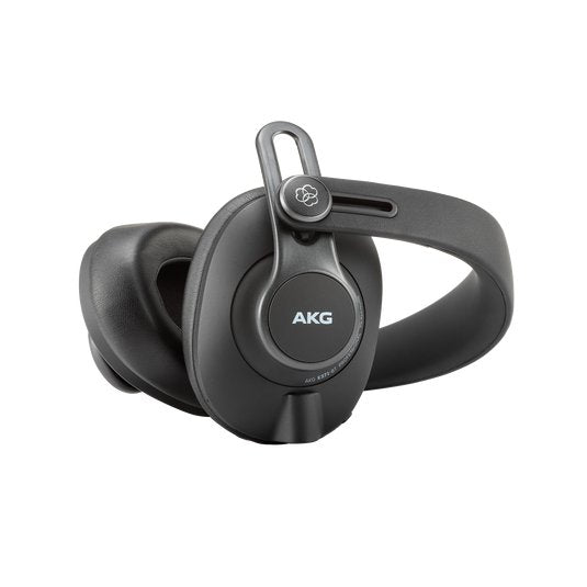 AKG K371BT Bluetooth over-ear closed-back studio headphones with foldable design and cushioned ear cups.