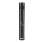 AKG C151 small diaphragm condenser microphone for studio recording, shown with its sleek design and professional build.