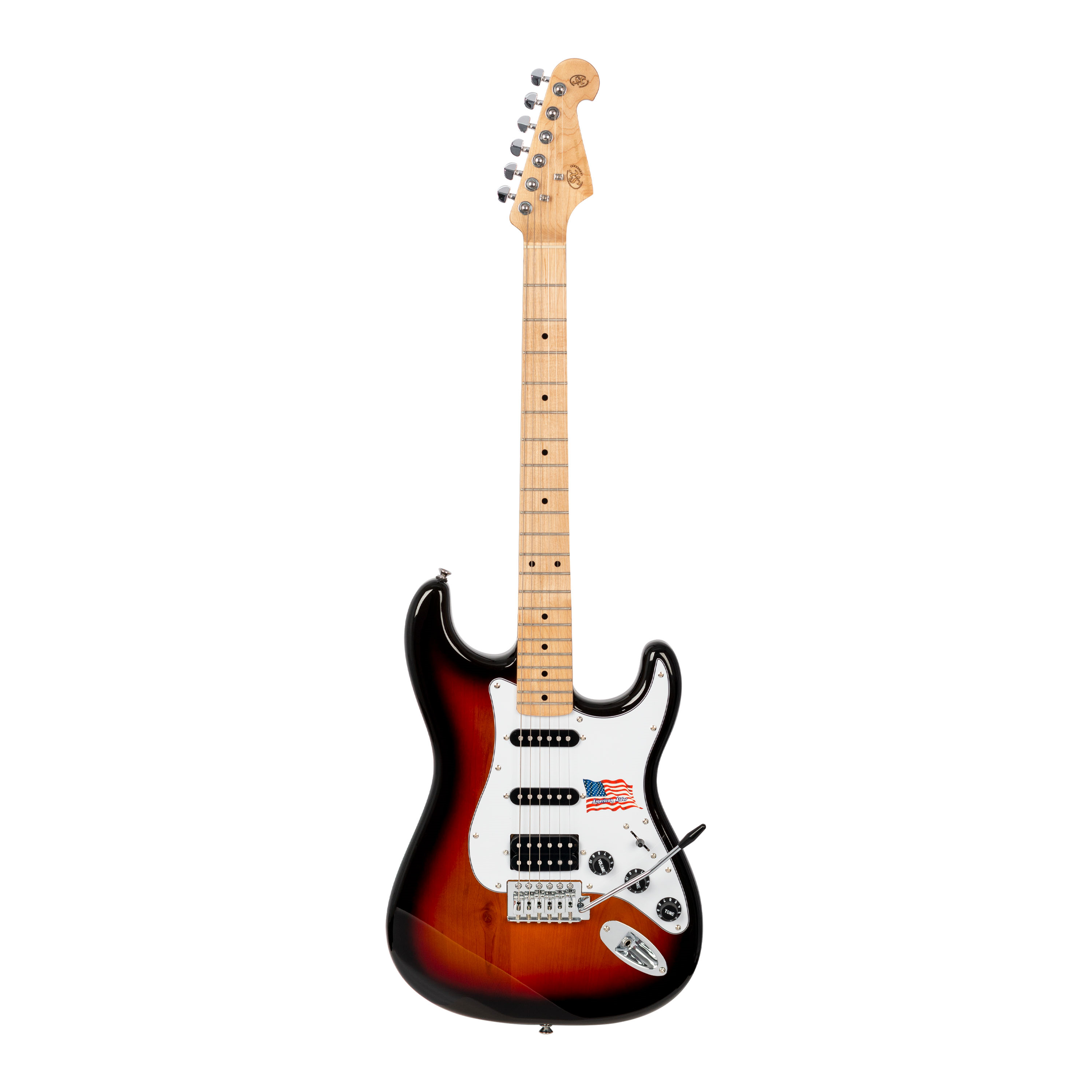 SX ALD2HUT Alder Series Electric Guitar in Tobacco Sunburst