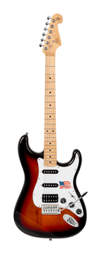 SX ALD2HUT Alder Series Electric Guitar in Tobacco Sunburst