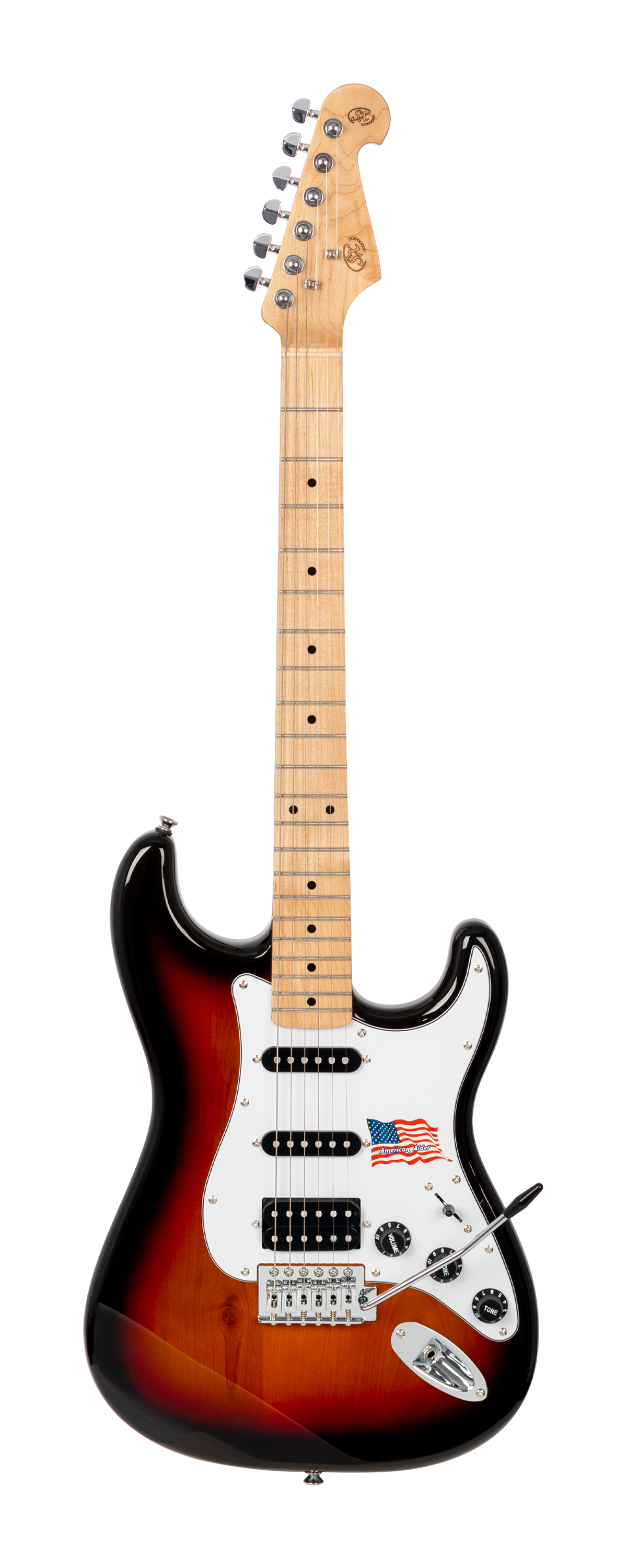 SX ALD2HUT Alder Series Electric Guitar in Tobacco Sunburst