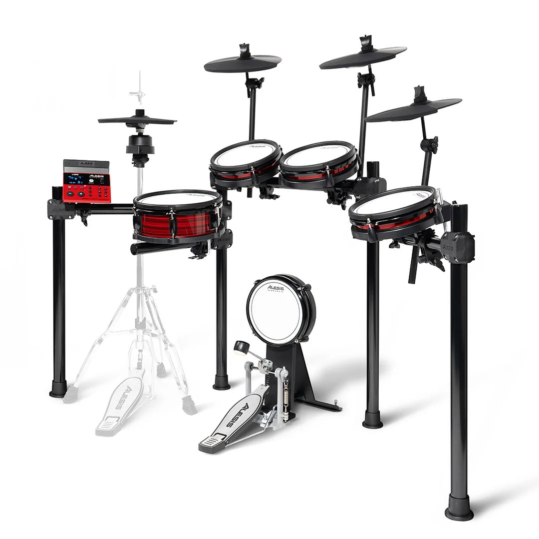 Alesis Nitro Ultimate 9 Piece Professional Electronic Drum Kit (HiHat Stand Not Included)