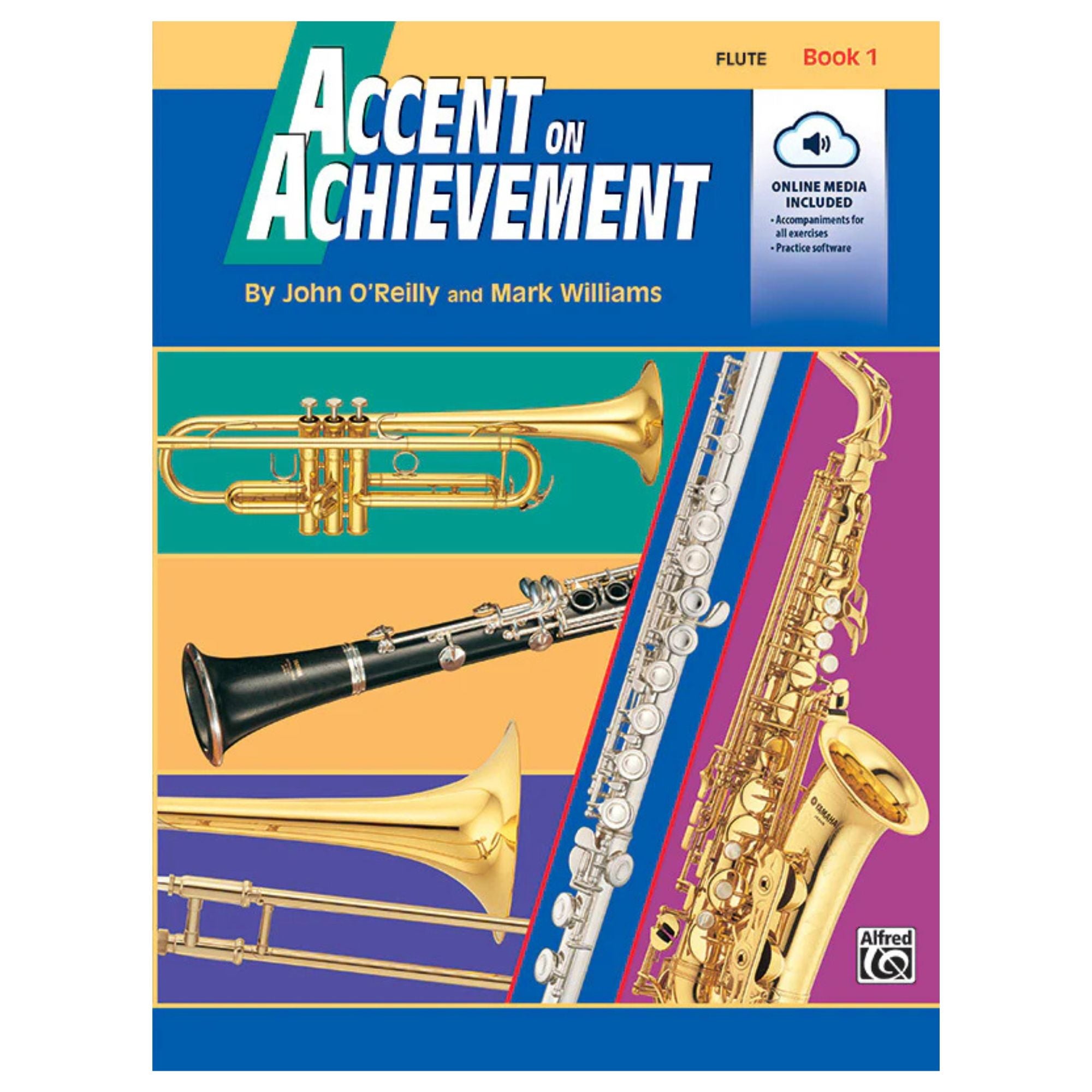 Accent on Achievement Book 1 for flute, a brass and woodwind music book from the Books brand.