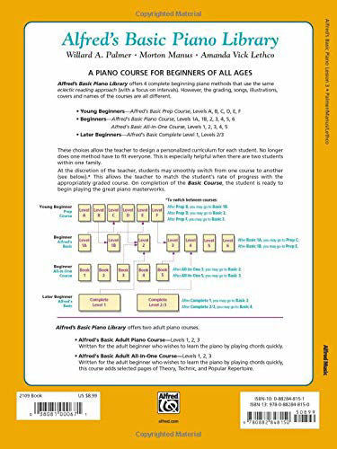 Alfred‚Äôs Basic Piano Library Lesson Book Level 3