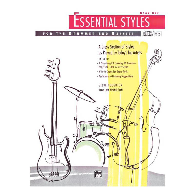 Essential Styles For Drummer & Bassist Book 1 & CD