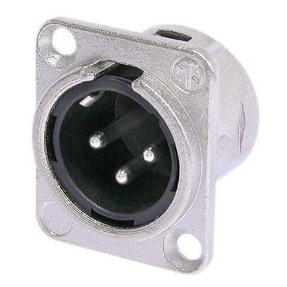 Neutrik P0852 3 Pin Male Chassis Mount XLR NC3MD-L-1