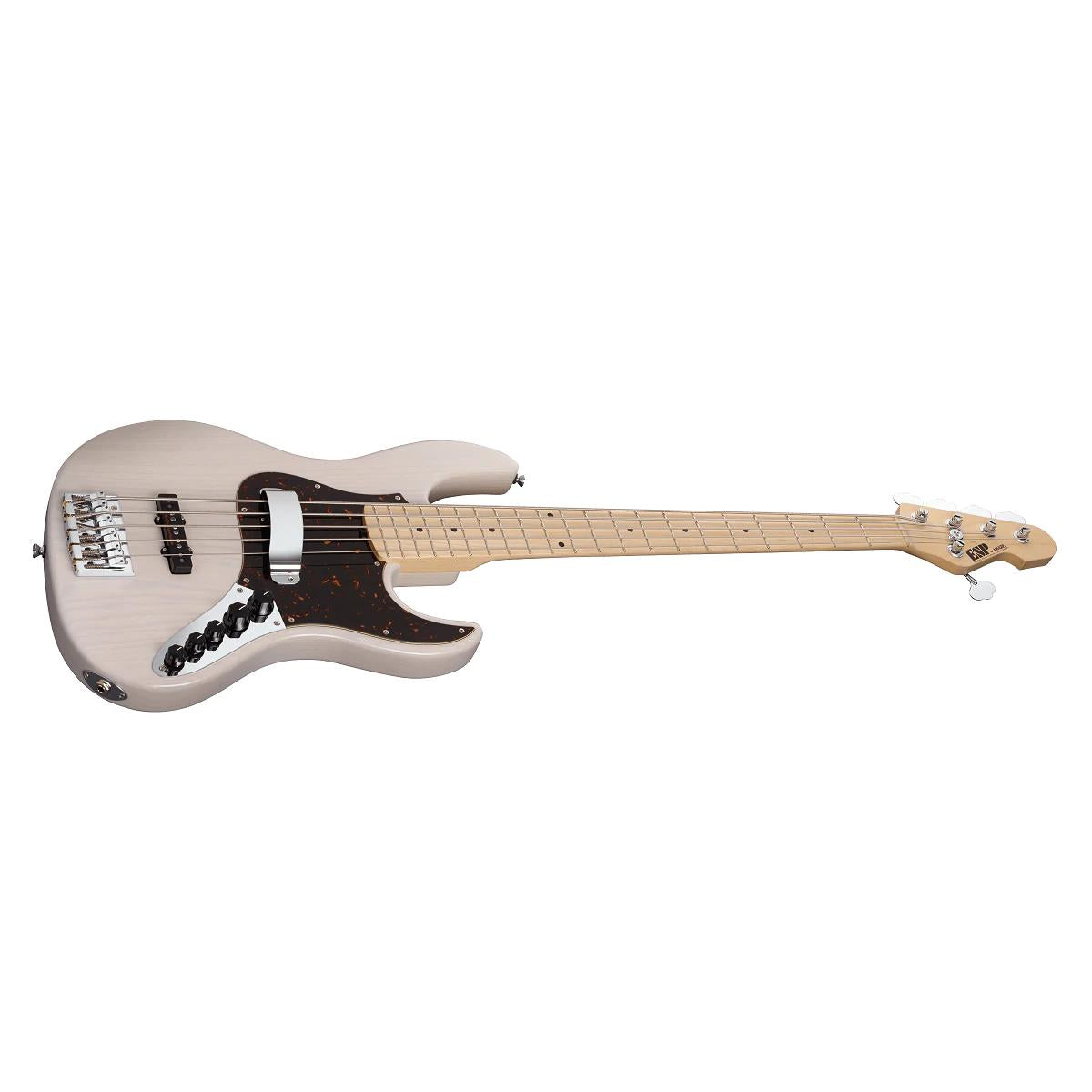 ESP Original Custom Shop Amaze 5-String Bass Guitar Trans White