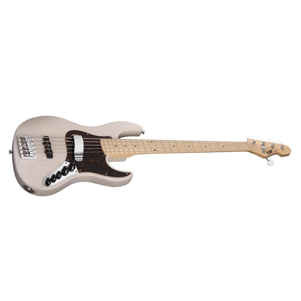 ESP Original Custom Shop Amaze 5-String Bass Guitar Trans White