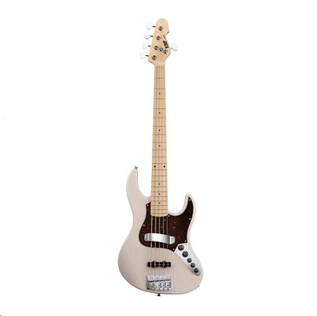 ESP Original Custom Shop Amaze 5-String Bass Guitar Trans White