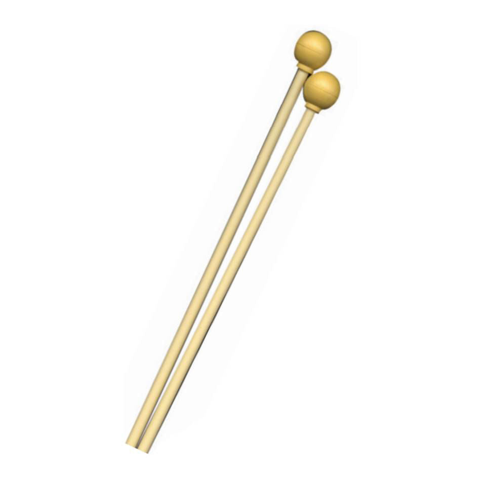 AMS AM5 Glockenspiel Beater Mallet with Soft Yellow Rubber Head