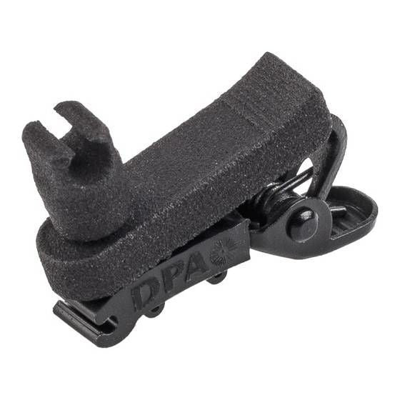 DPA 8-Way Clip for 6060 Subminiature Series - Black