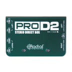 Radial Engineering ProD2 2-channel passive instrument direct box for live outboard audio equipment.