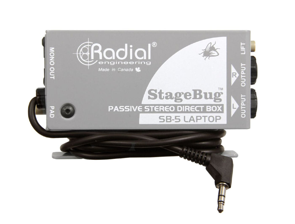 Radial StageBug SB5 Passive Stereo DI Box