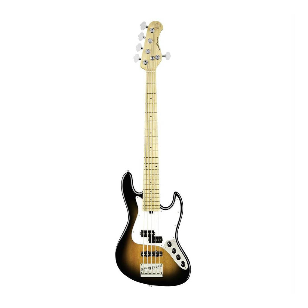 Sadowsky Hybrid PJ 5-String Bass Guitar with Maple Neck - Vintage Sunburst High Polish