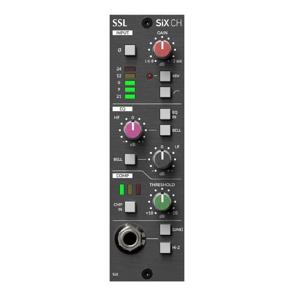 Solid State Logic SSL SiX Single-Width 500 Series Mini Channel Strip