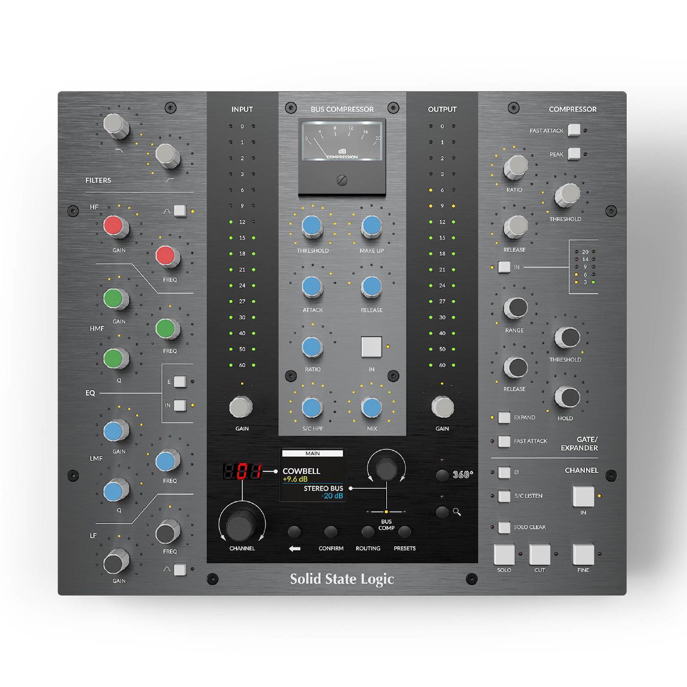 Solid State Logic SSL UC1 Plug-In Controller Including SSL Native Channel Strip 2 & Bus Comp 2 Plugins