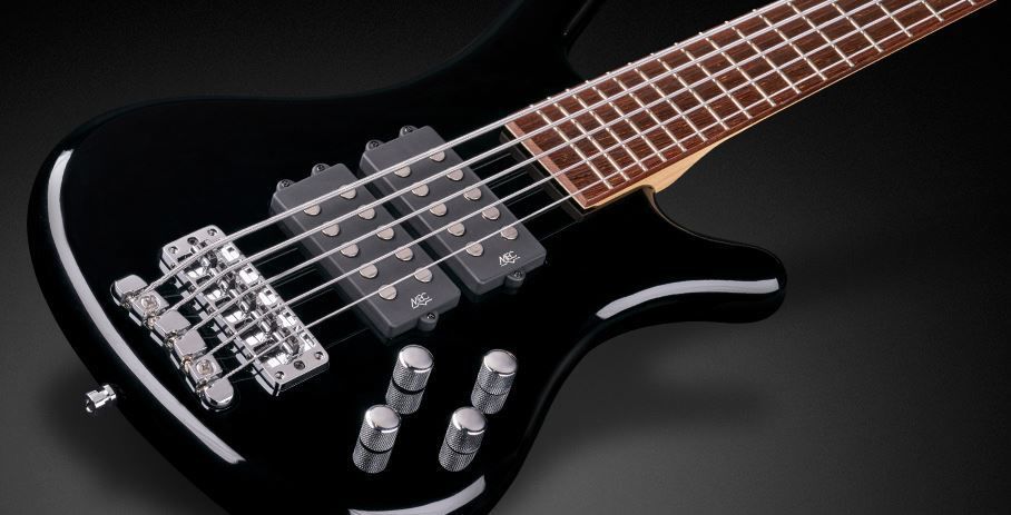 Warwick Corvette 5-String Bass Guitar in Black High Polish