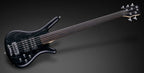 Warwick Corvette 5-String Bass Guitar in Nirvana Black Transparent Satin