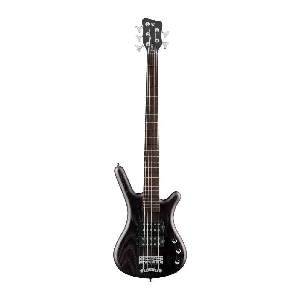 Warwick Corvette 5-String Bass Guitar in Nirvana Black Transparent Satin
