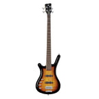 Warwick Rockbass Corvette Classic Left-Handed 4 String Bass Guitar Almond Sunburst Trans High Polish