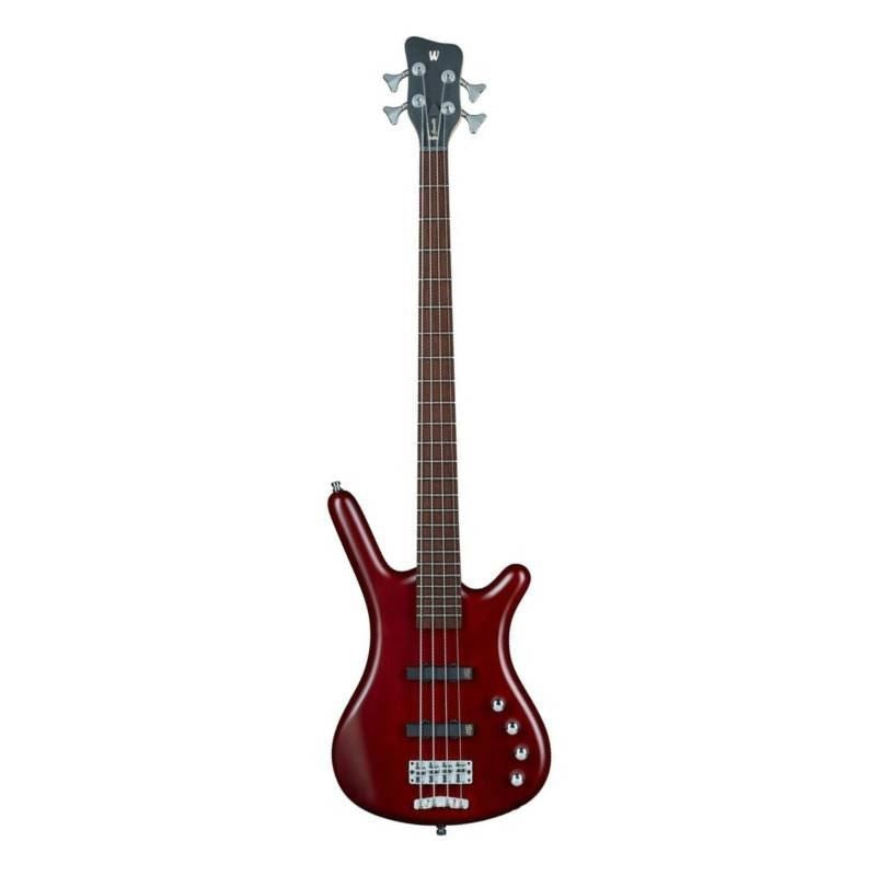 Warwick Corvette Basic 4-String Bass Guitar in Burgundy Red Transparent Satin