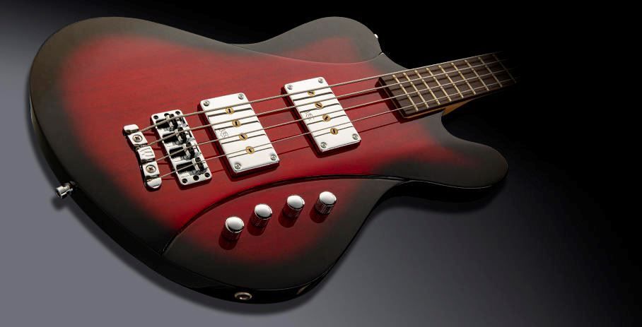 Warwick Idolmaker 4-String Bass Guitar in Burgundy Blackburst