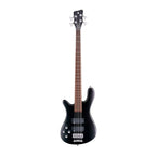 Warwick RockBass Streamer STD 4-String Left-Handed Bass Guitar in Nirvana Black Transparent Satin
