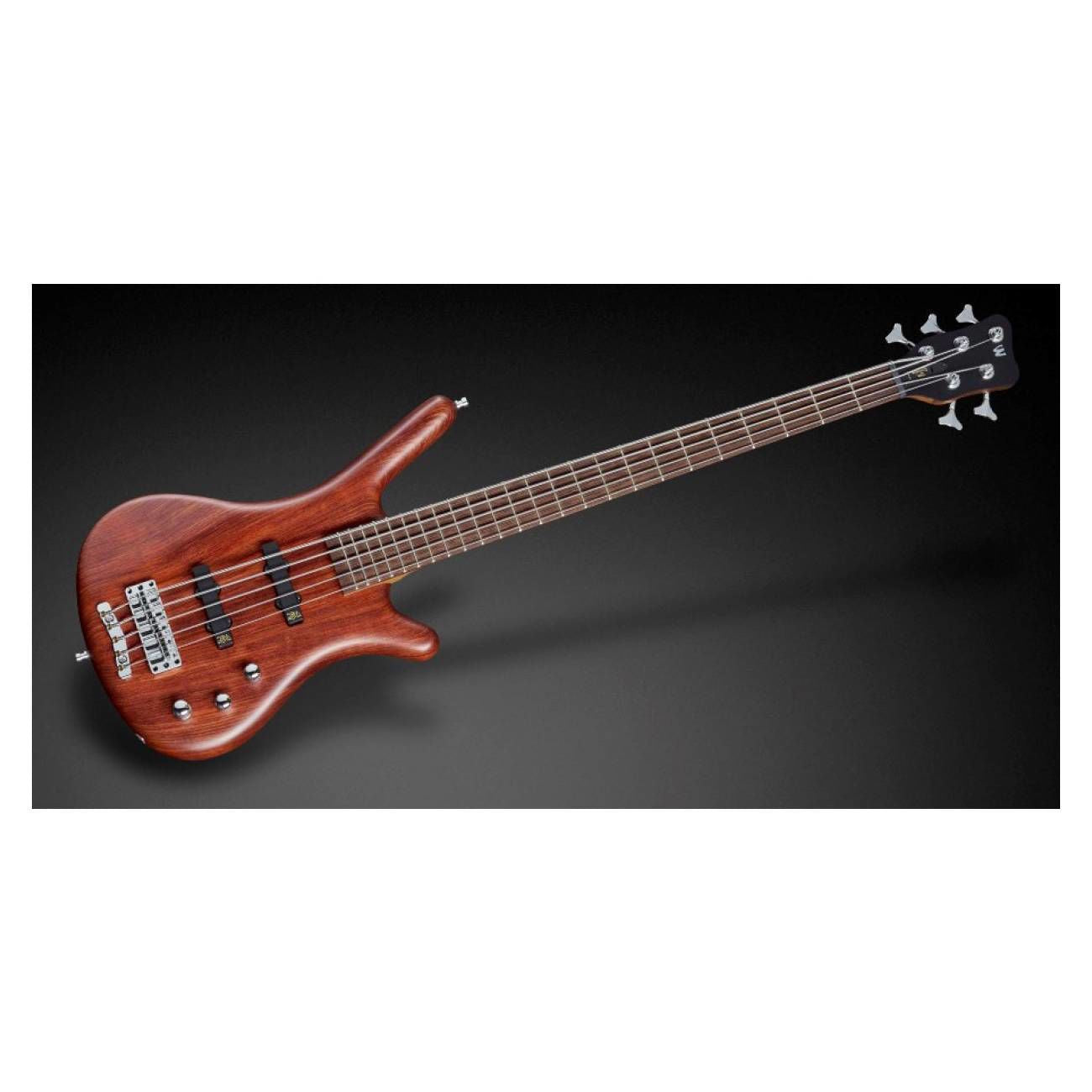 Warwick TeamBuilt Corvette Bubinga 5-String Bass Guitar - Natural Transparent Satin