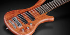 Warwick Teambuilt Pro Series Corvette Bubinga 6-String Bass Guitar in Natural Transparent Satin