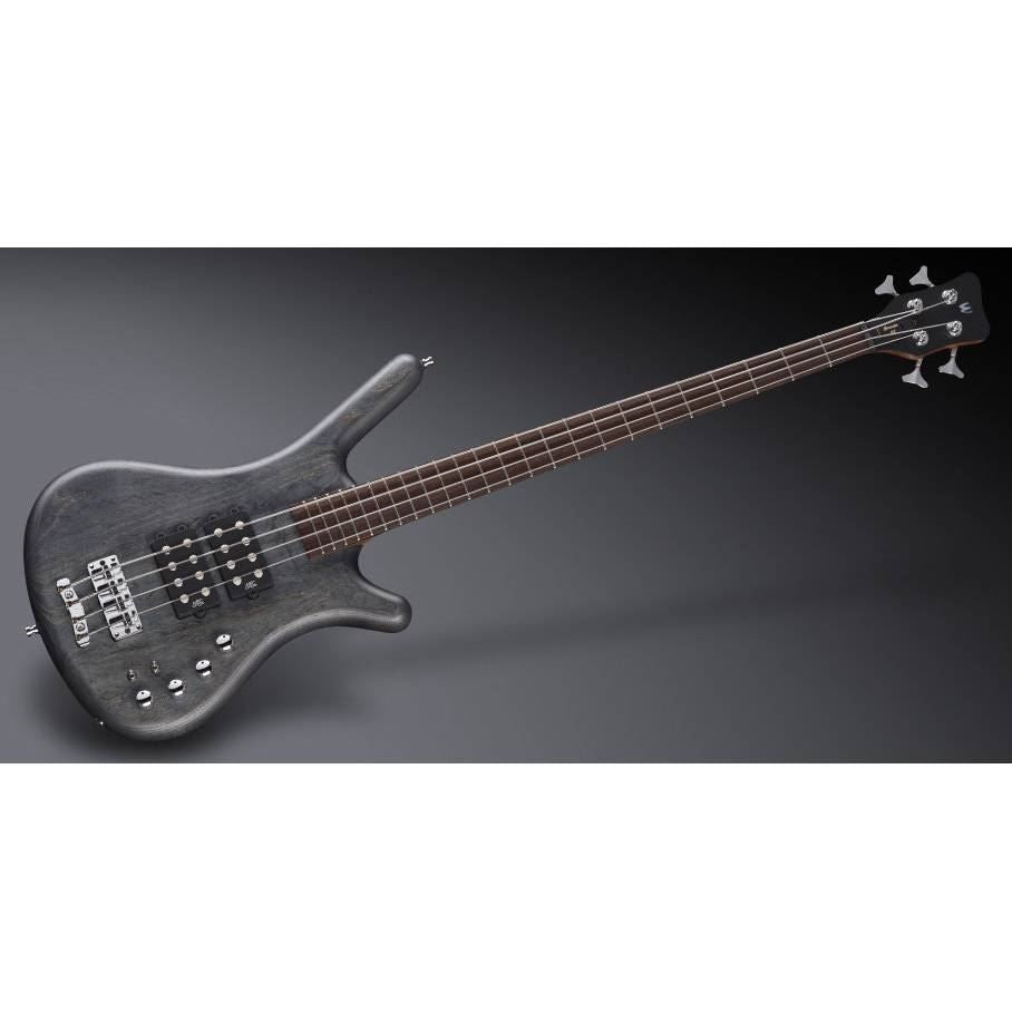 Warwick Teambuilt Pro Series Corvette 4-String Bass Guitar in Nirvana Black Transparent Satin