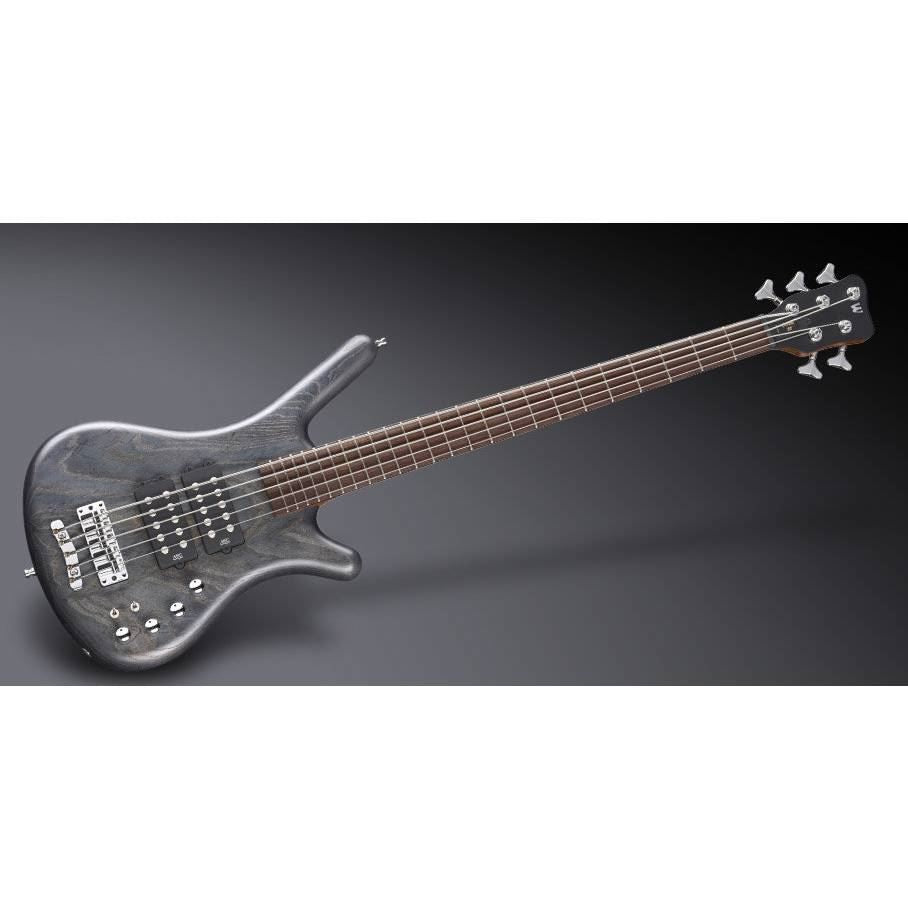 Warwick Teambuilt Pro Series Corvette 5-String Bass Guitar in Nirvana Black Transparent Satin